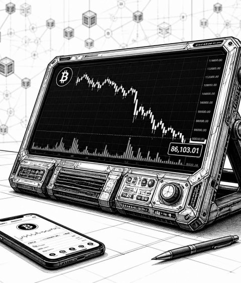 ai-bitcoin-price-market-screen-portfolio
