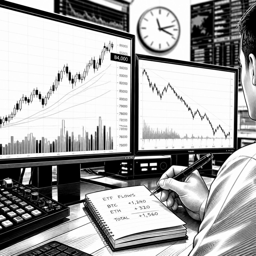 Bitcoin steigt nahe 84.000 US-Dollar: Ölpreise und ETF-Abflüsse im Fokus Bitcoin steigt nahe 84.000 US-Dollar: Ölpreise und ETF-Abflüsse im Fokus