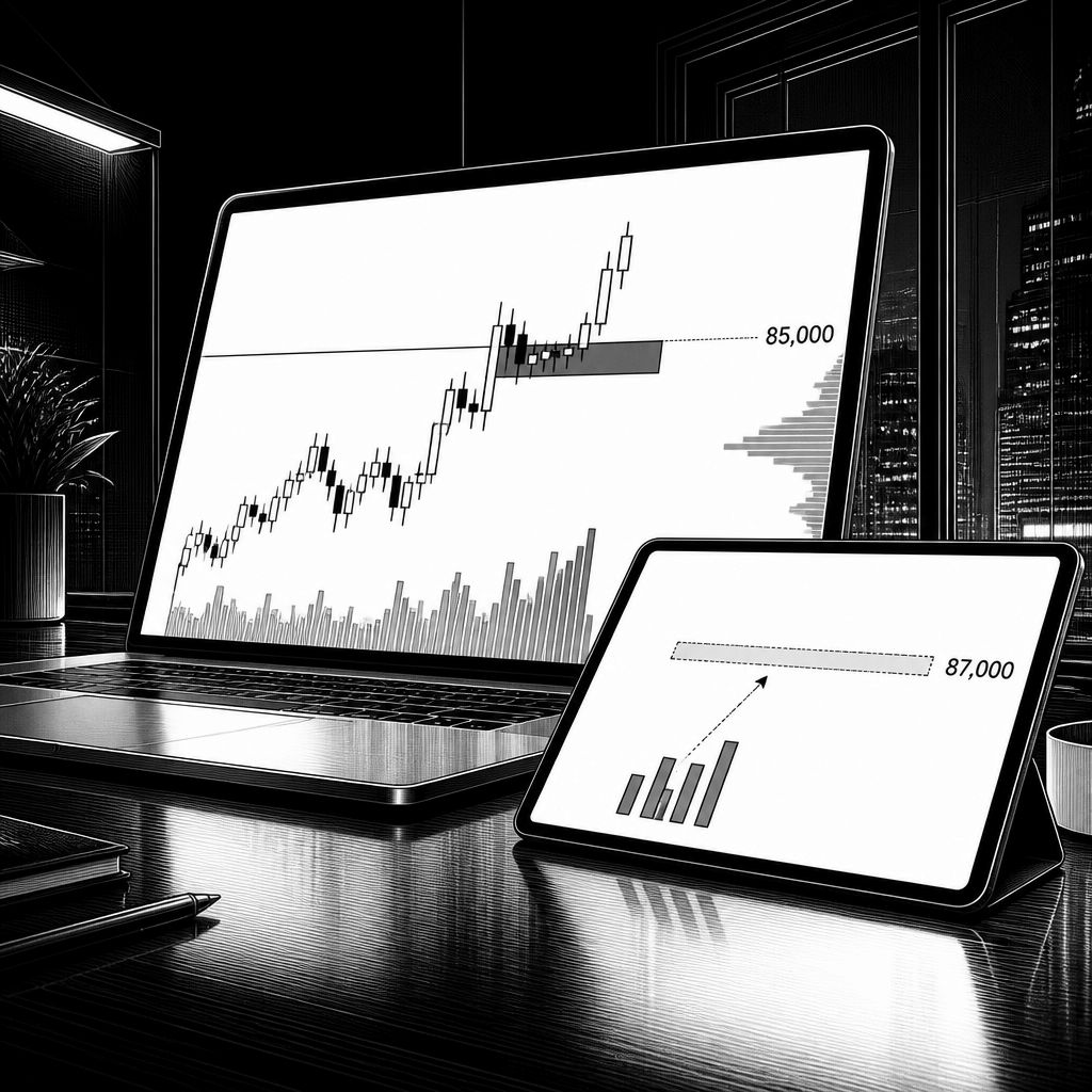 Bitcoin über 86.000: Sell-Wall um 85.000 rutscht weg, Jobs-Daten bremsen trotzdem Bitcoin über 86.000: Sell-Wall um 85.000 rutscht weg, Jobs-Daten bremsen trotzdem