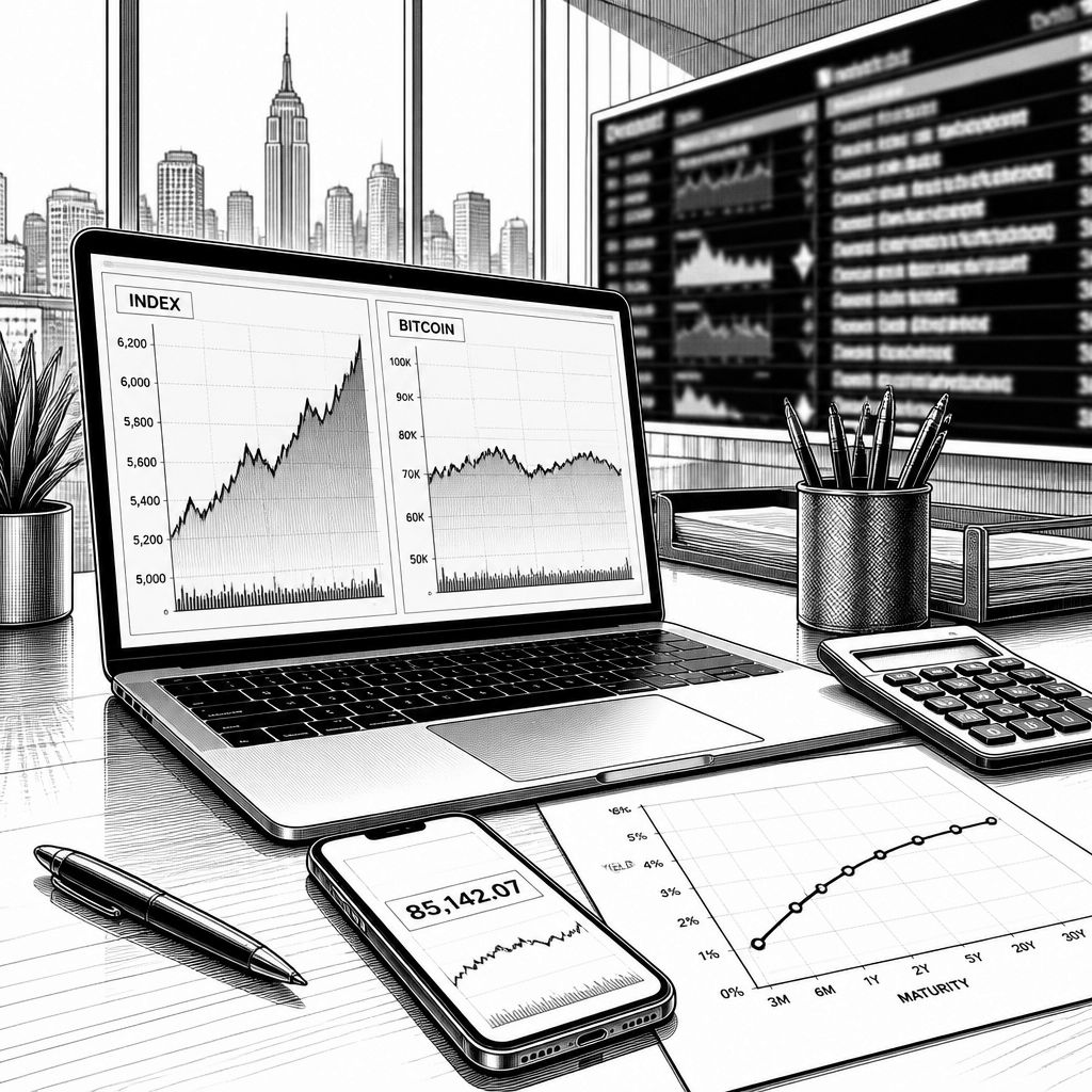 Bitcoin bleibt hinter Aktien zurück: Warum S&P 500 und Nasdaq neue Rekorde holen Bitcoin bleibt hinter Aktien zurück: Warum S&P 500 und Nasdaq neue Rekorde holen