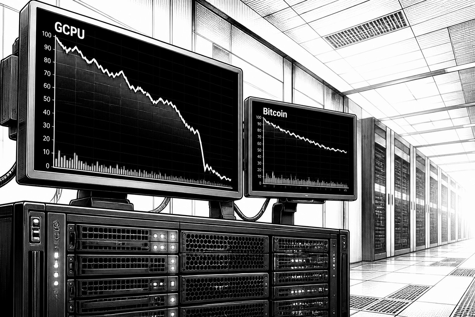 Bitcoin schlägt Grayscale-ETF für KI-Compute – Markt dreht sich Richtung HPC-Cloud Bitcoin schlägt Grayscale-ETF für KI-Compute – Markt dreht sich Richtung HPC-Cloud