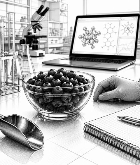 ai-blueberries-gut-microbiome-mood