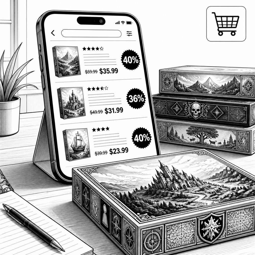 Samstags-Deals-Check: 13 Brettspiele im Preisvergleich (10.10.2026) Samstags-Deals-Check: 13 Brettspiele im Preisvergleich (10.10.2026)