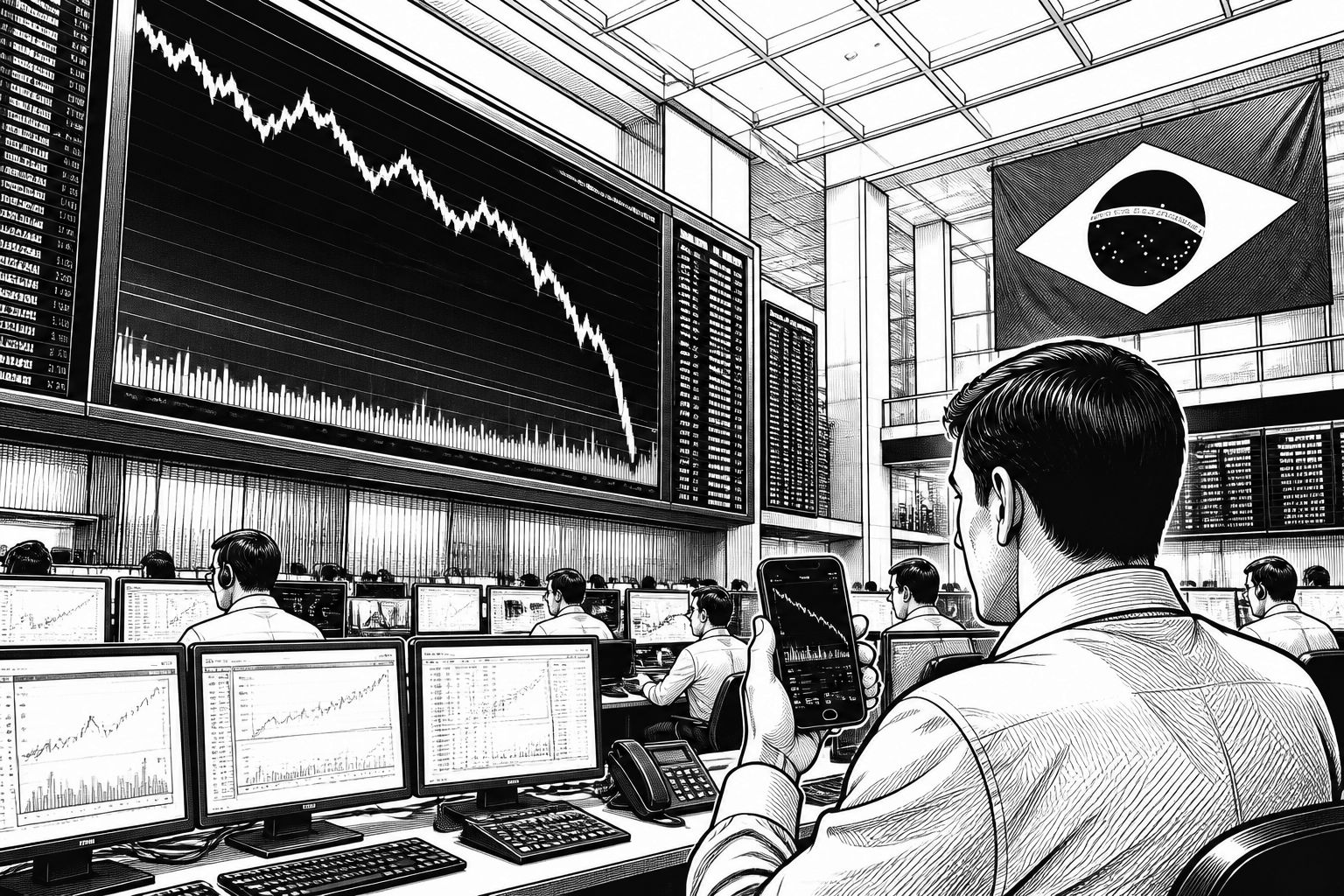 Brasiliens Börse nach Lula-Wiederwahl: Bovespa stürzt deutlich Brasiliens Börse nach Lula-Wiederwahl: Bovespa stürzt deutlich