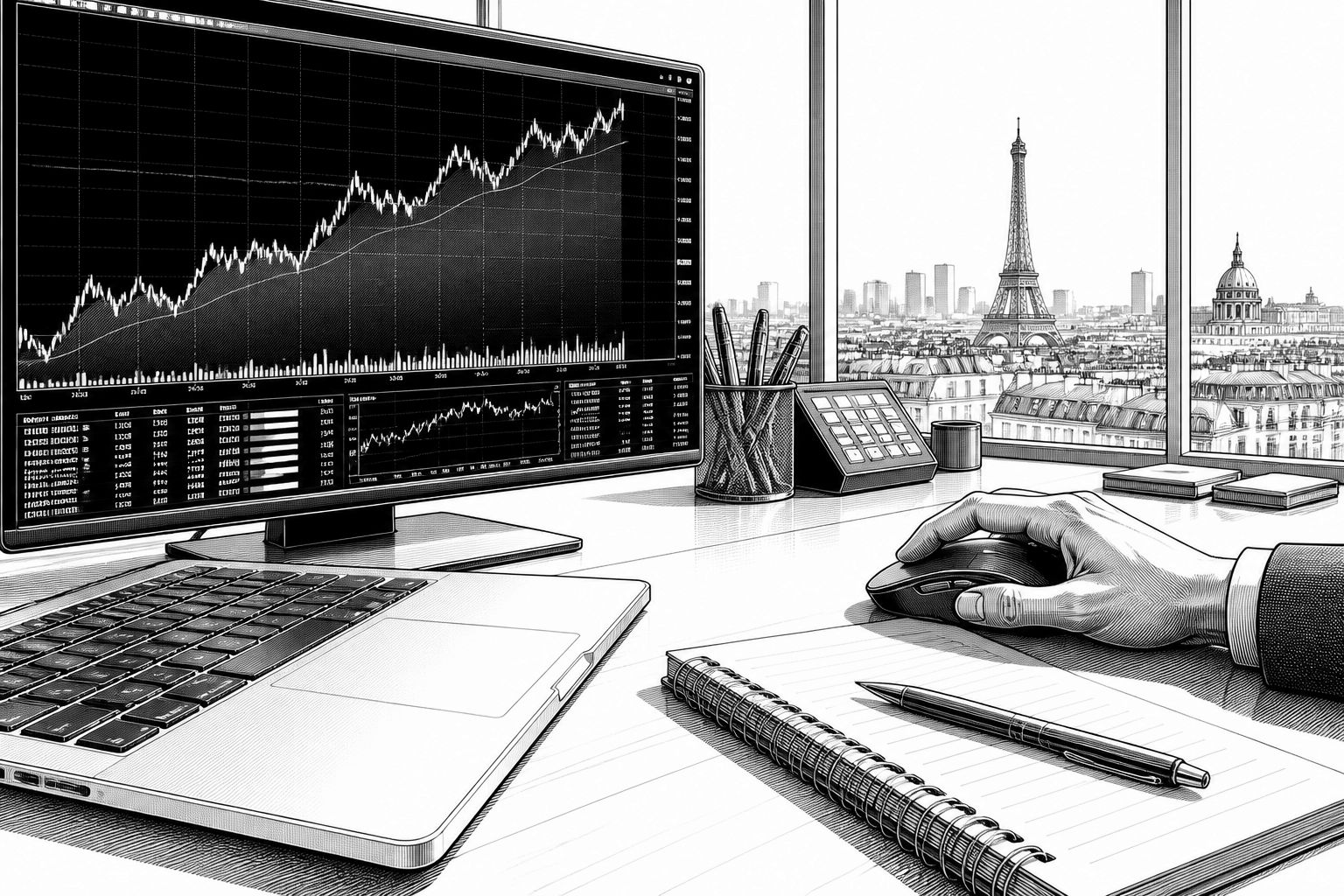 CAC 40 steigt leicht auf 7.981,02 Punkte nach Quartalsimpulsen CAC 40 steigt leicht auf 7.981,02 Punkte nach Quartalsimpulsen