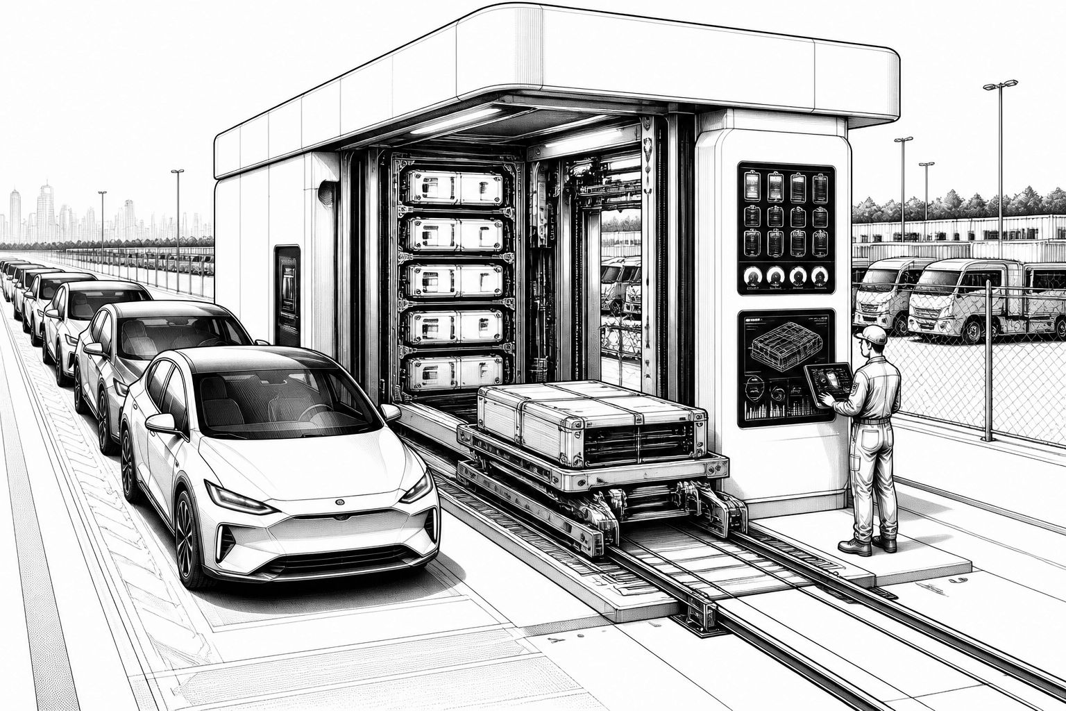 CATL und BAIC planen Million-Fahrzeuge: Batterietausch als Service CATL und BAIC planen Million-Fahrzeuge: Batterietausch als Service