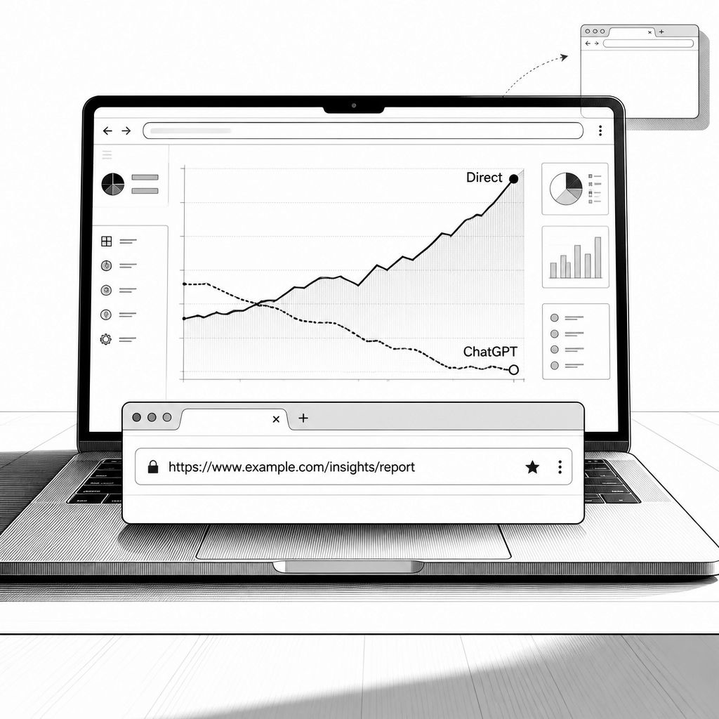 ChatGPT-Ergebnisse: UTM-Parameter verschwinden – Tracking wird ungenauer ChatGPT-Ergebnisse: UTM-Parameter verschwinden – Tracking wird ungenauer
