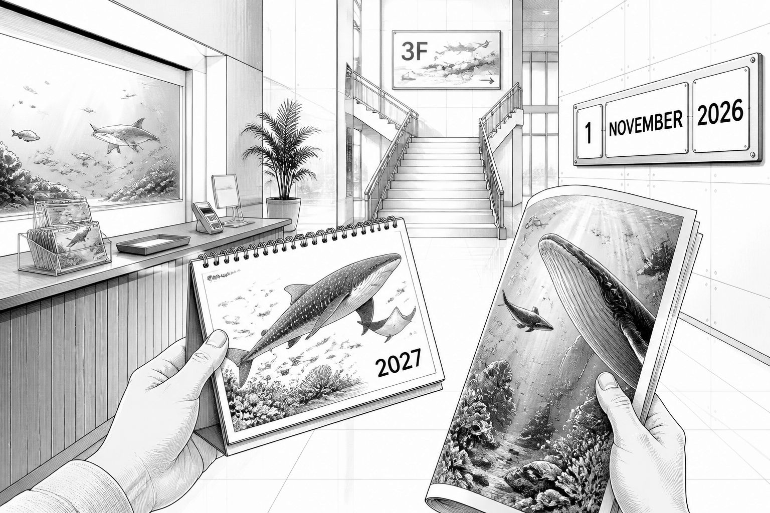 Churaumi-Aquarium: Kalenderaktion am 1. November 2026 zum 24-jährigen Jubiläum Churaumi-Aquarium: Kalenderaktion am 1. November 2026 zum 24-jährigen Jubiläum