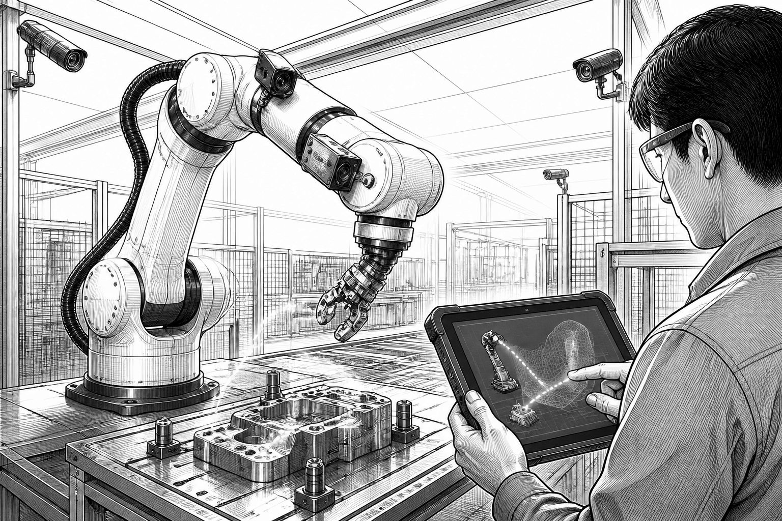 Fraunhofer macht Cobots ohne Schutzzaun praxistauglicher Fraunhofer macht Cobots ohne Schutzzaun praxistauglicher