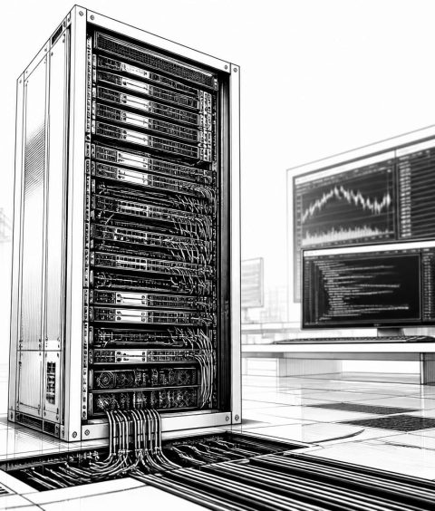 ai-credit-trading-agents-infra-server-rack