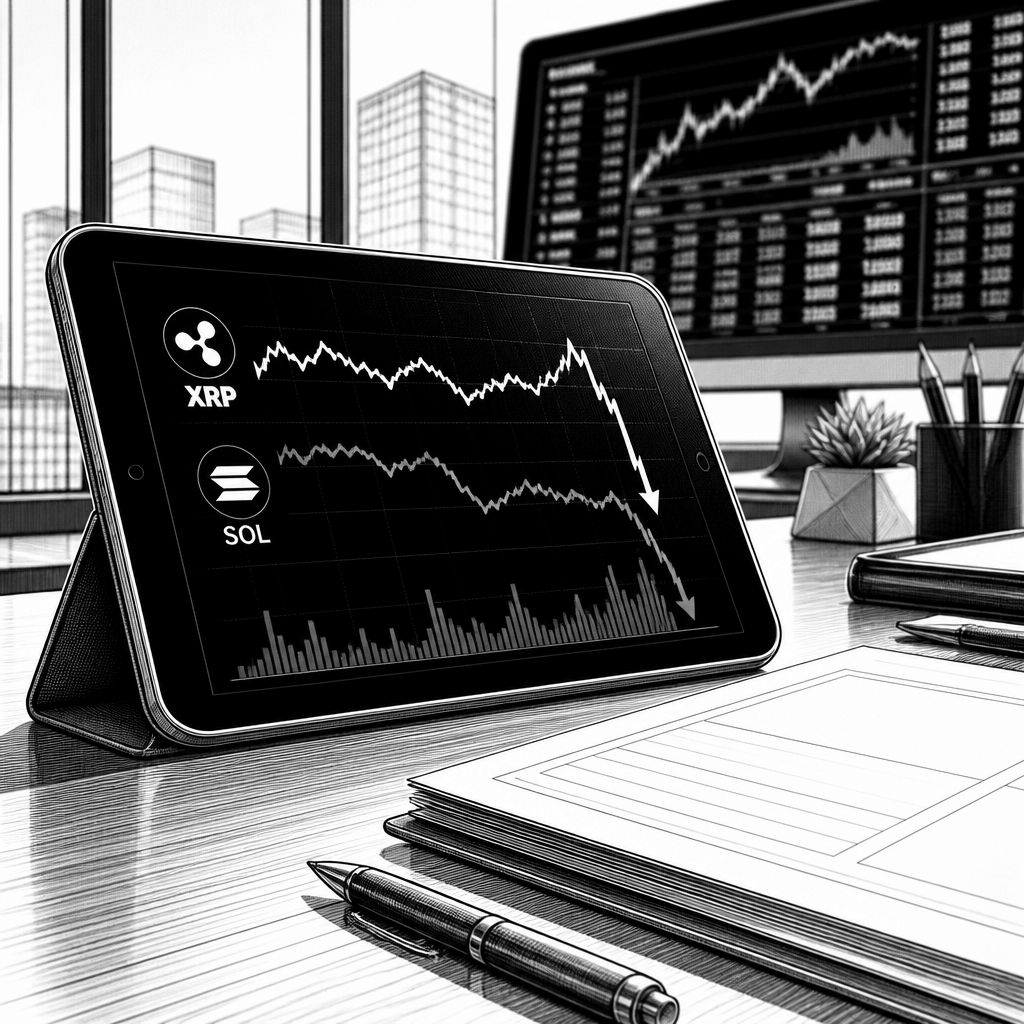 XRP- und SOL-ETF-Nachfrage bricht ein: Wochenzuflüsse fallen um 94 Prozent XRP- und SOL-ETF-Nachfrage bricht ein: Wochenzuflüsse fallen um 94 Prozent