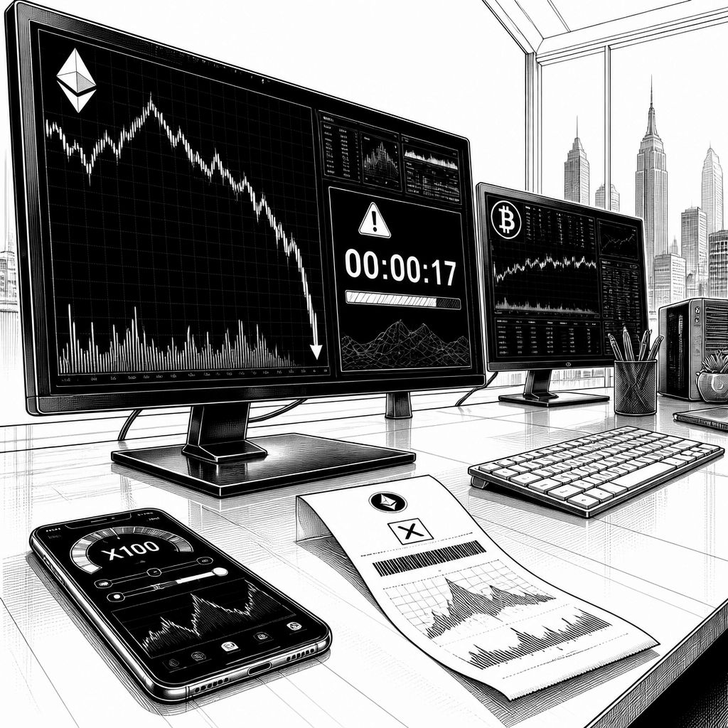 Ether-Liquidations übertreffen Bitcoin um ein Vielfaches nach Crypto-Abrutsch Ether-Liquidations übertreffen Bitcoin um ein Vielfaches nach Crypto-Abrutsch