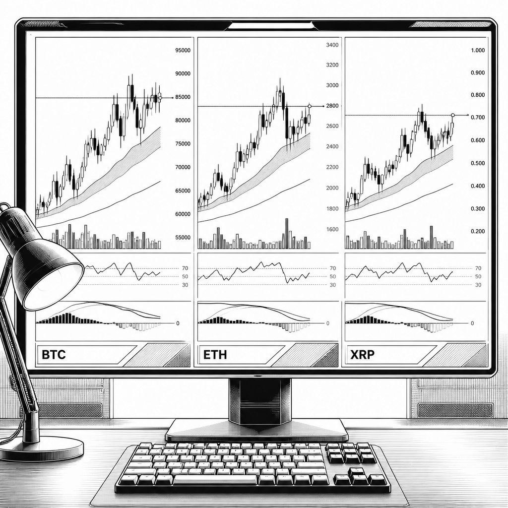 Bitcoin stabilisiert über 83.500 US-Dollar – ETH und XRP kühlen Momentum ab Bitcoin stabilisiert über 83.500 US-Dollar – ETH und XRP kühlen Momentum ab