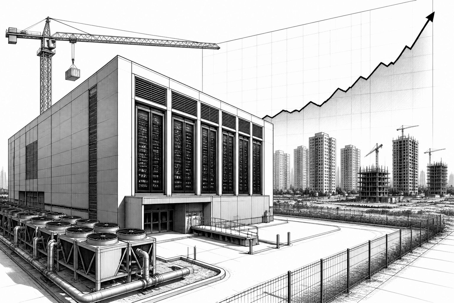 Wie der KI-Boom in den USA Wohnraum und Bauprojekte verdrängt Wie der KI-Boom in den USA Wohnraum und Bauprojekte verdrängt