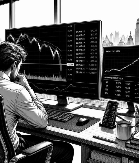 ai-dax-25000-oel-zinsen-techdruck