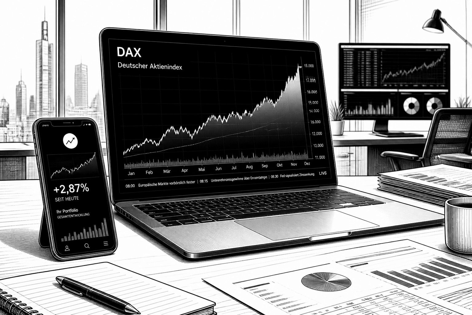 DAX erholt sich nach schwacher Woche: Ifo-Index stützt Stimmung DAX erholt sich nach schwacher Woche: Ifo-Index stützt Stimmung
