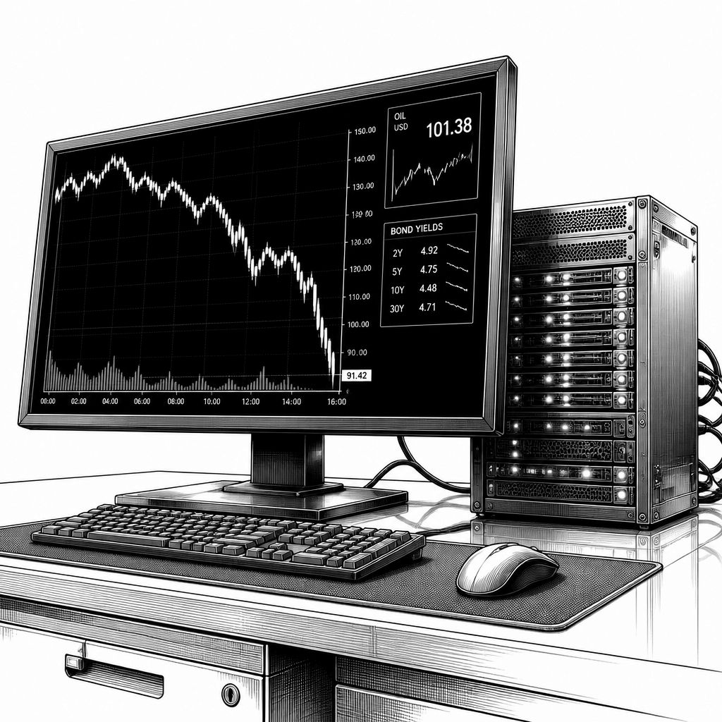 Dax unter 25.000 Punkte: Ölpreis und Renditen bremsen KI- und Chip-Optimismus Dax unter 25.000 Punkte: Ölpreis und Renditen bremsen KI- und Chip-Optimismus