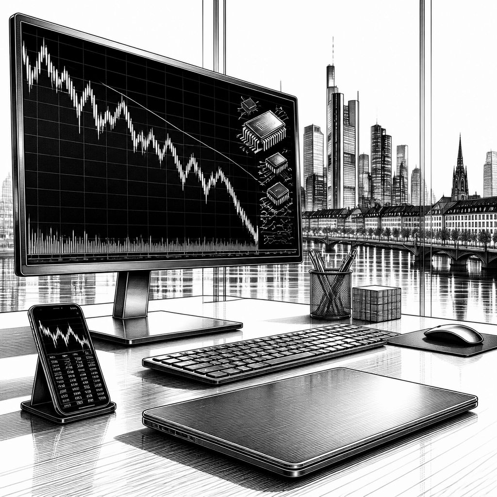 DAX gibt Gewinne ab: Tech-Druck aus den USA setzt Europas Halbleiter unter Renditedruck DAX gibt Gewinne ab: Tech-Druck aus den USA setzt Europas Halbleiter unter Renditedruck