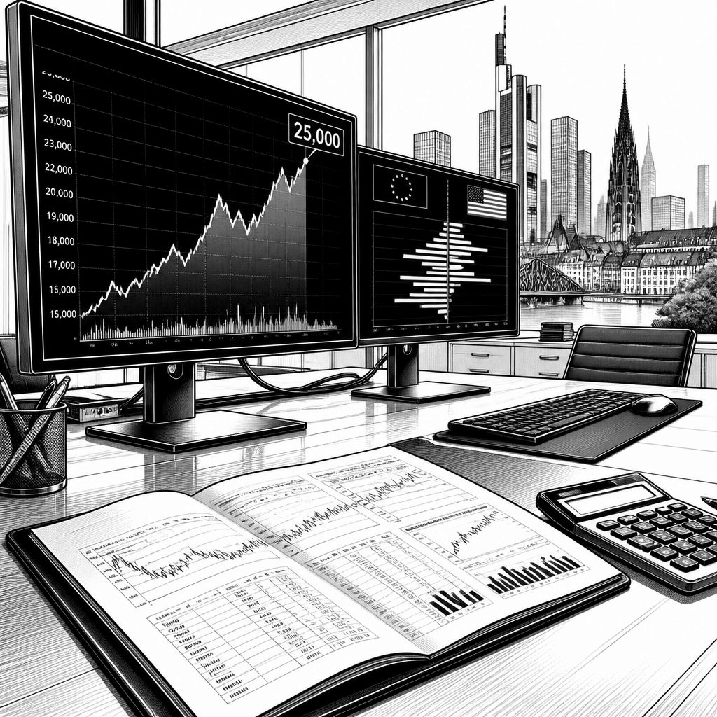 DAX-Start über 25.000 Punkte: Zinsen, Inflation und US-Jobbericht im Fokus DAX-Start über 25.000 Punkte: Zinsen, Inflation und US-Jobbericht im Fokus