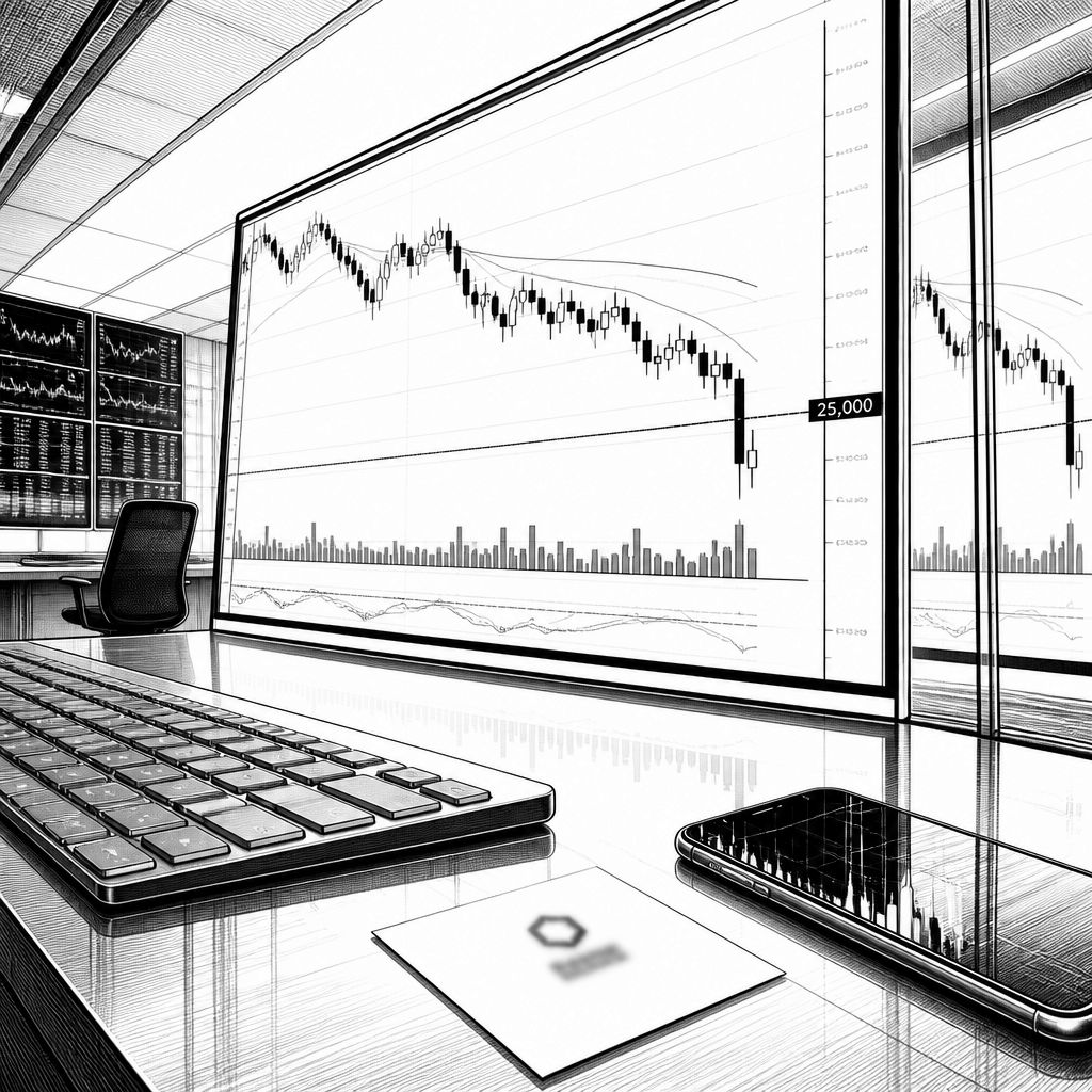 DAX rutscht unter 25.000: Hohe Renditen drücken KI- und Halbleiterwerte DAX rutscht unter 25.000: Hohe Renditen drücken KI- und Halbleiterwerte