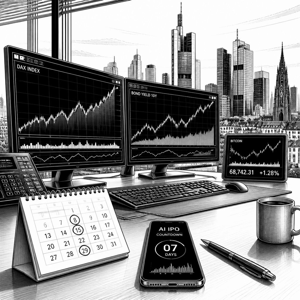 DAX-Wochenausblick: Renditen als Bremse, Gewinne als Stütze – ohne Panik DAX-Wochenausblick: Renditen als Bremse, Gewinne als Stütze – ohne Panik
