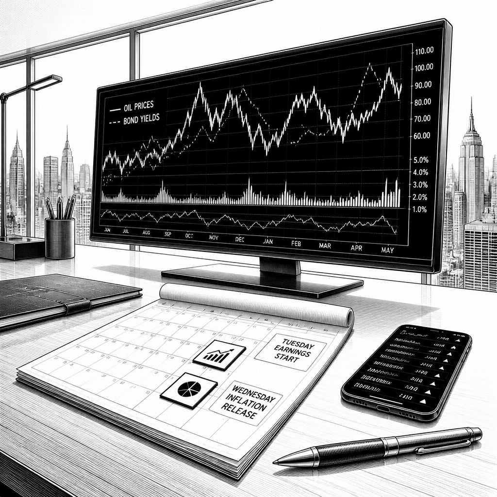 DAX-Wochenstart: Öl und Anleihen im Fokus, dazu US-Inflation und Bankberichte DAX-Wochenstart: Öl und Anleihen im Fokus, dazu US-Inflation und Bankberichte