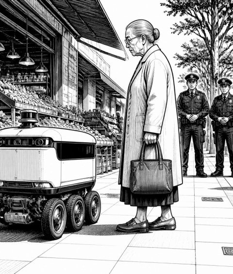 ai-delivery-robot-protest-philadelphia