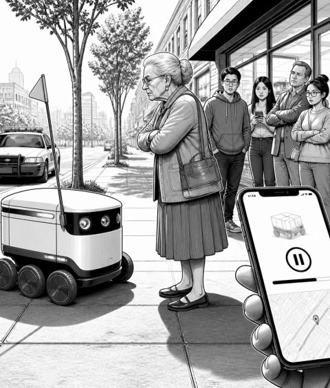 ai-delivery-robot-protest-philadelphia