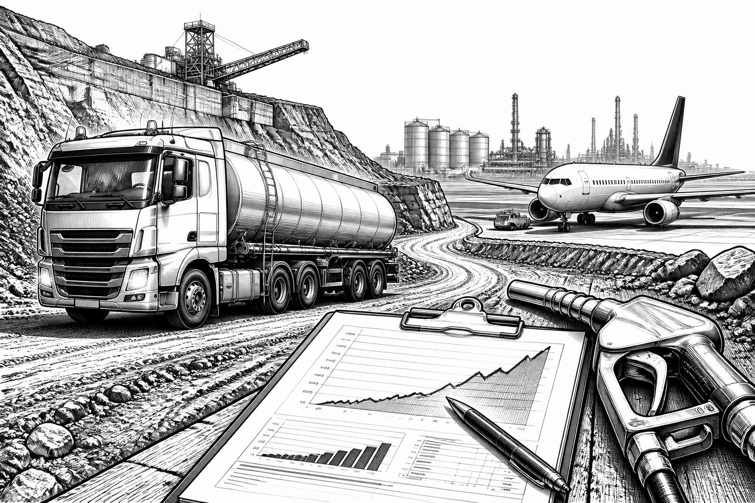 Diesel-Schock in Landwirtschaft, Bergbau und Airlines: Kosten steigen durch Zölle Diesel-Schock in Landwirtschaft, Bergbau und Airlines: Kosten steigen durch Zölle