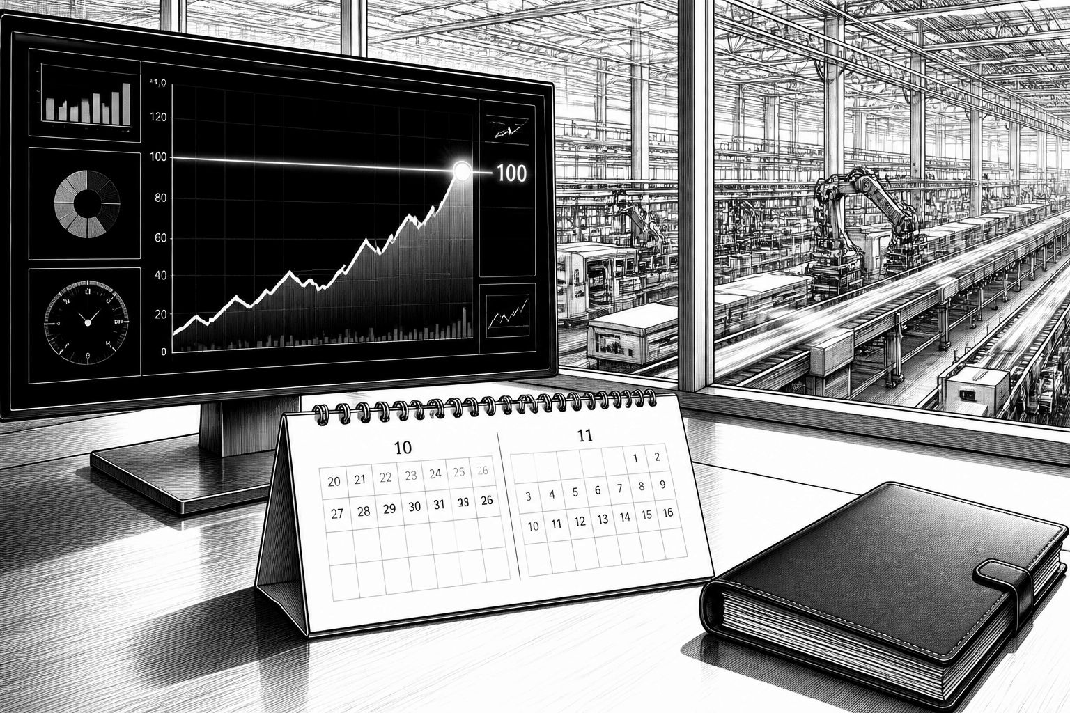 DIW-Konjunkturbarometer steigt: Industrie treibt Wachstum zum Jahresendspurt DIW-Konjunkturbarometer steigt: Industrie treibt Wachstum zum Jahresendspurt