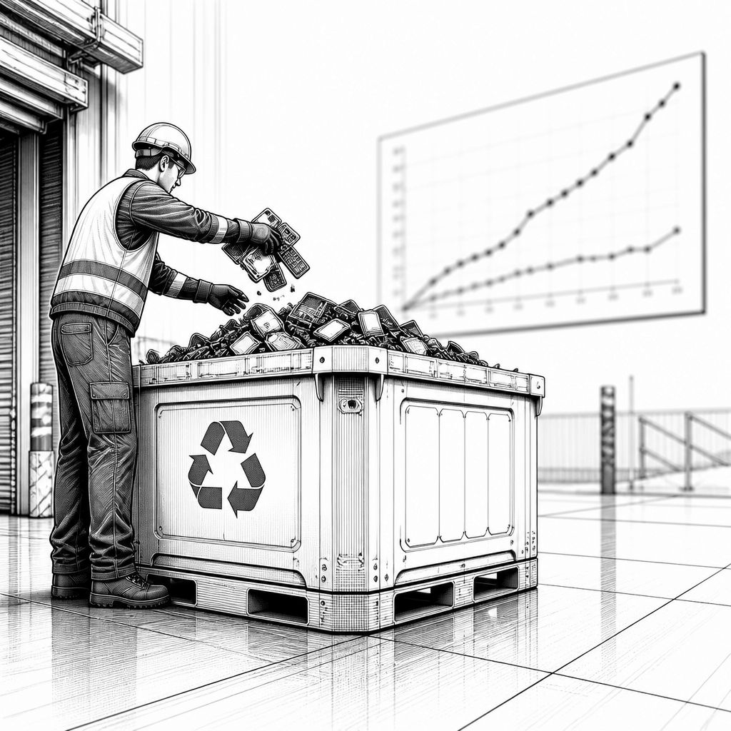 EU sammelt zu wenig Elektroschrott: Bestand steigt, Recycling hinkt hinterher EU sammelt zu wenig Elektroschrott: Bestand steigt, Recycling hinkt hinterher