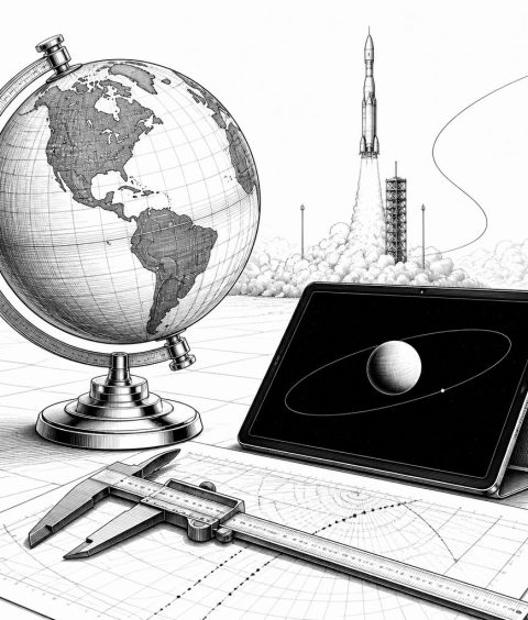 ai-earth-rotation-satellites-rocket-impulse