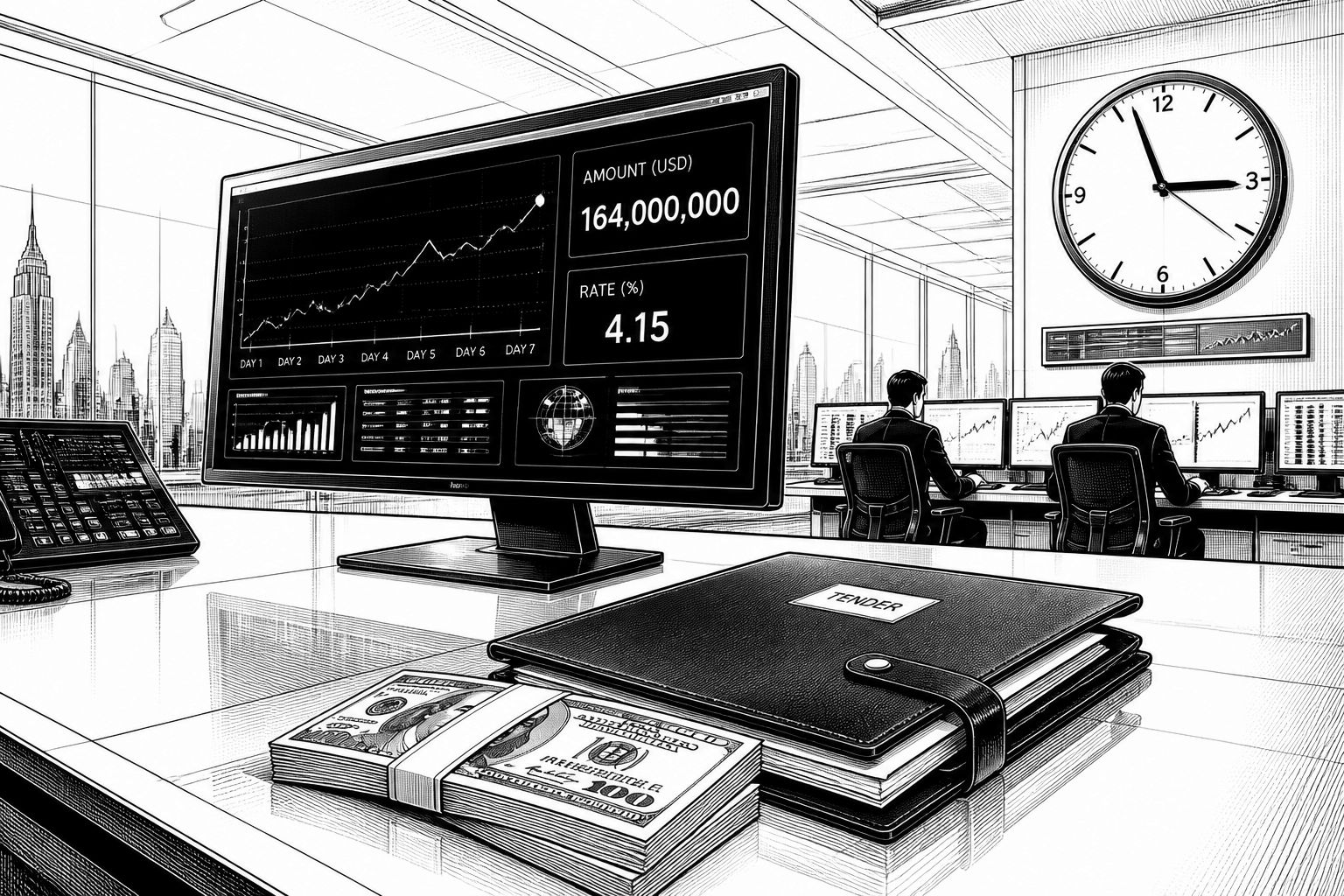EZB verteilt 164 Millionen US-Dollar im 7-Tage-Dollar-Tender zu 4,15 % EZB verteilt 164 Millionen US-Dollar im 7-Tage-Dollar-Tender zu 4,15 %