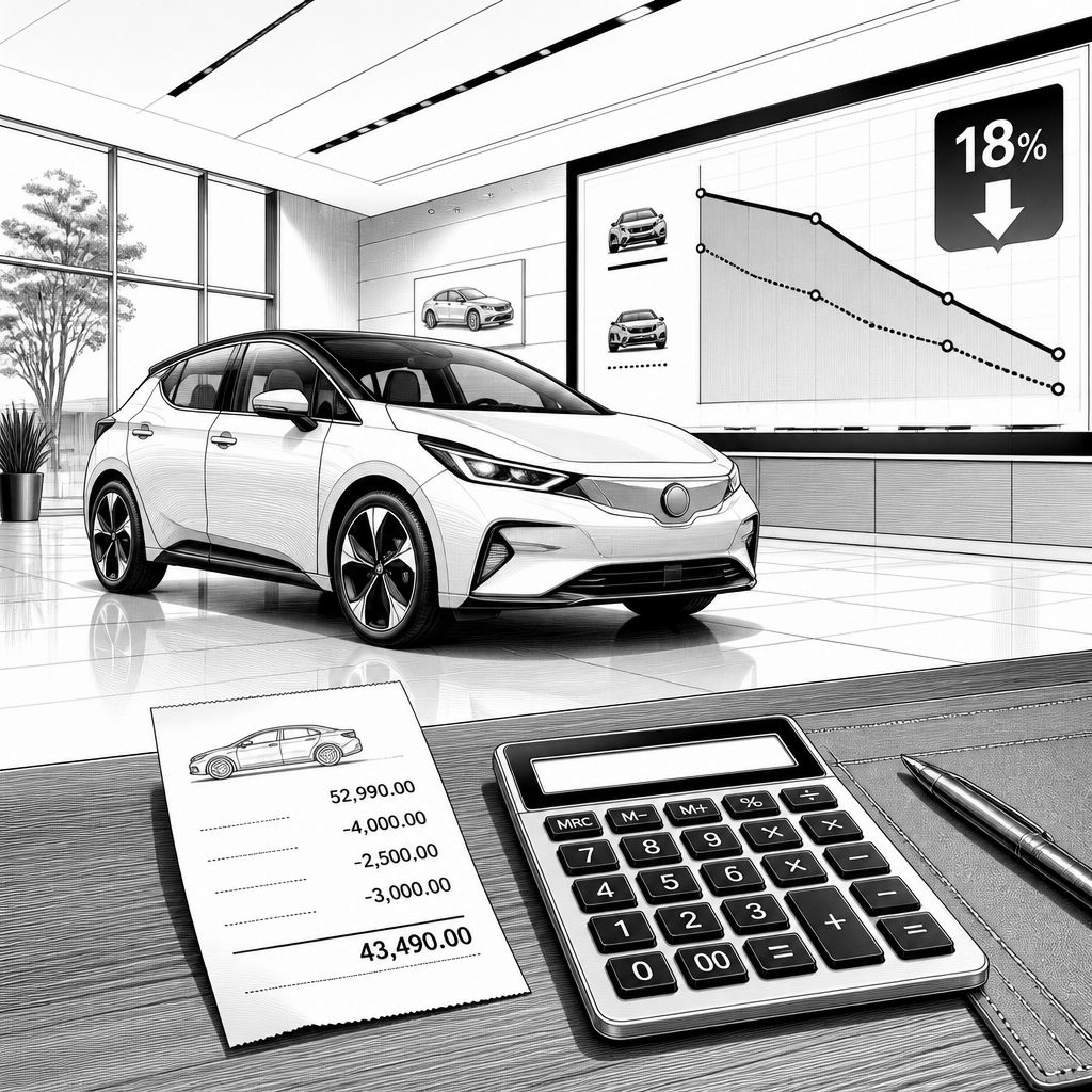 E-Autos vs. Verbrenner: Preisabstand schrumpft, Rabatte steigen wieder E-Autos vs. Verbrenner: Preisabstand schrumpft, Rabatte steigen wieder