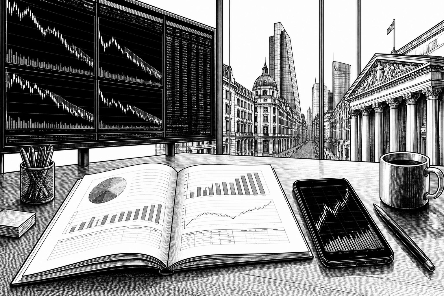 Aktien Europa unter Druck: Volvo, Kering und Energie treiben die Verluste Aktien Europa unter Druck: Volvo, Kering und Energie treiben die Verluste