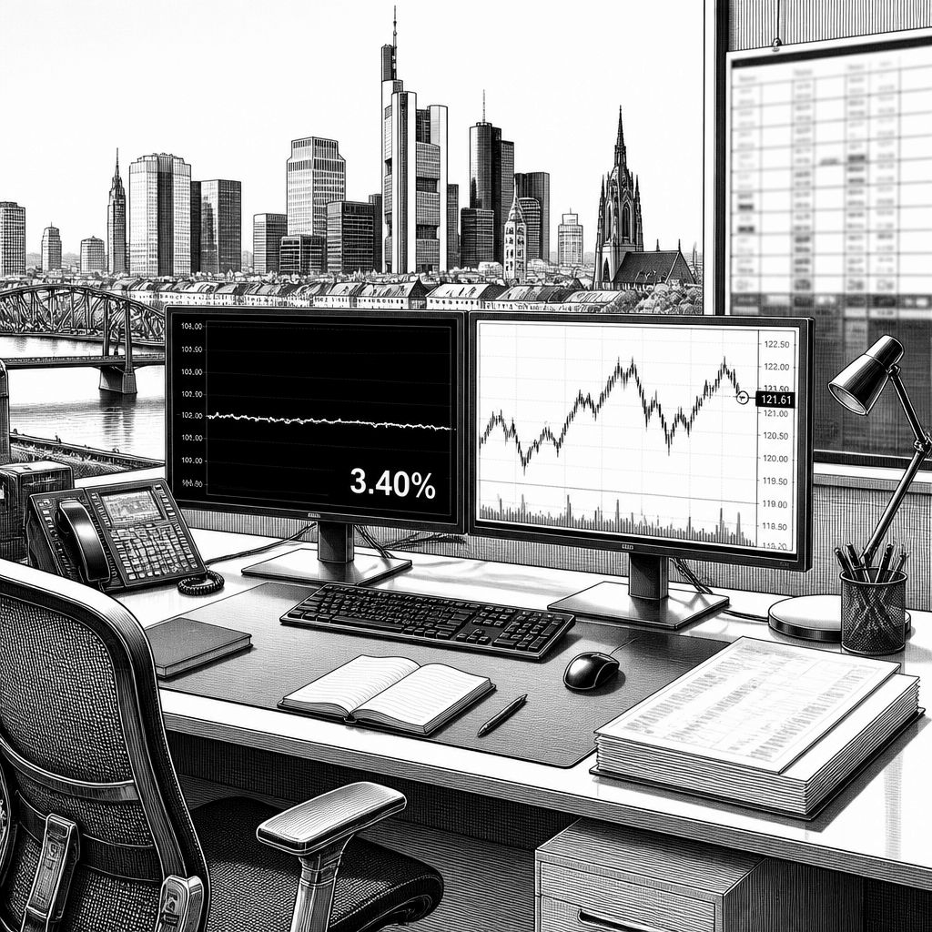 Deutsche Staatsanleihen stabil: Euro-Bund-Future bei 121,61 Punkten Deutsche Staatsanleihen stabil: Euro-Bund-Future bei 121,61 Punkten
