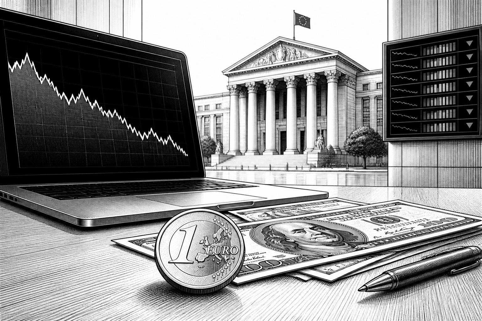 Euro wenig fester: EZB hält Einlagenzins, Lagarde tritt zurück Euro wenig fester: EZB hält Einlagenzins, Lagarde tritt zurück
