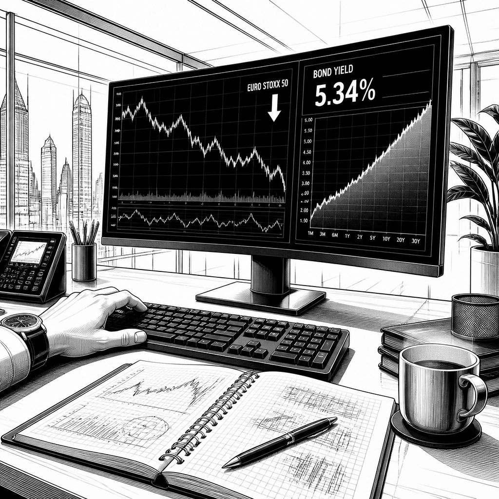 DAX unter Druck: Renditesprung trifft Europa, Infineon profitiert von KI-Thema DAX unter Druck: Renditesprung trifft Europa, Infineon profitiert von KI-Thema