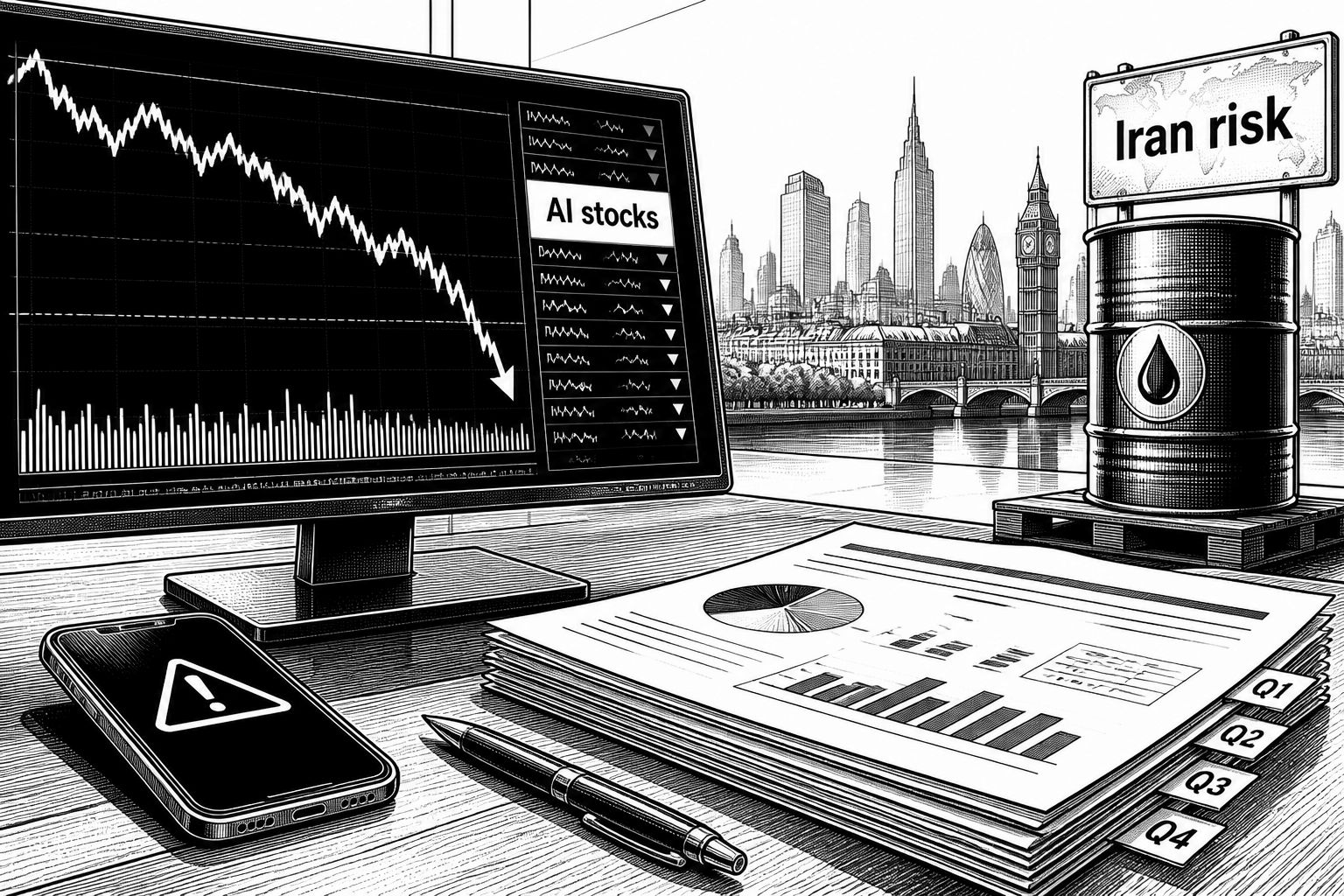 Europas Börsen rutschen im KI-Sog: EuroStoxx 50 verliert 1,22 % Europas Börsen rutschen im KI-Sog: EuroStoxx 50 verliert 1,22 %