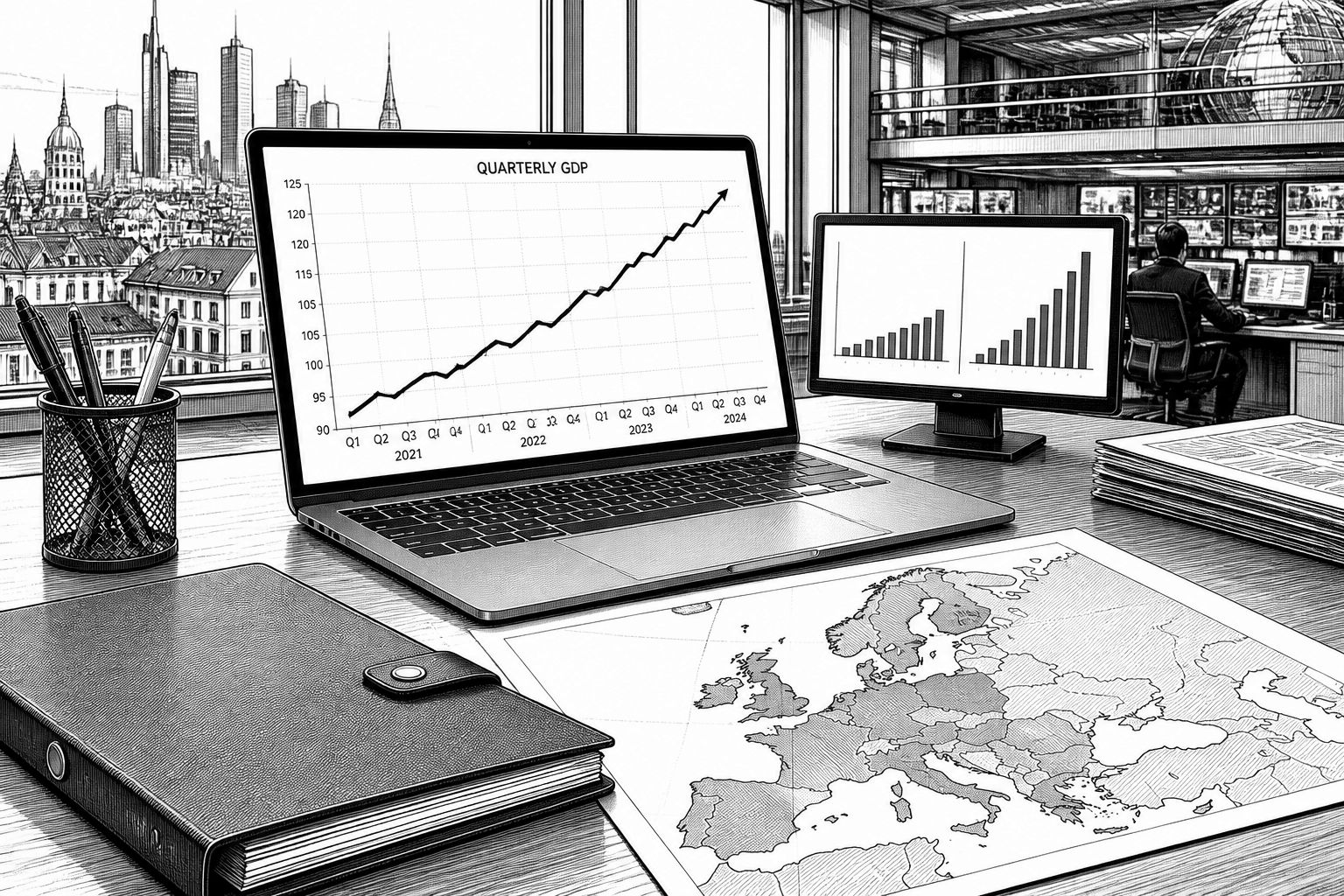 Eurozone-Wachstum bleibt trotz Frankreich-Schwäche stabil Eurozone-Wachstum bleibt trotz Frankreich-Schwäche stabil