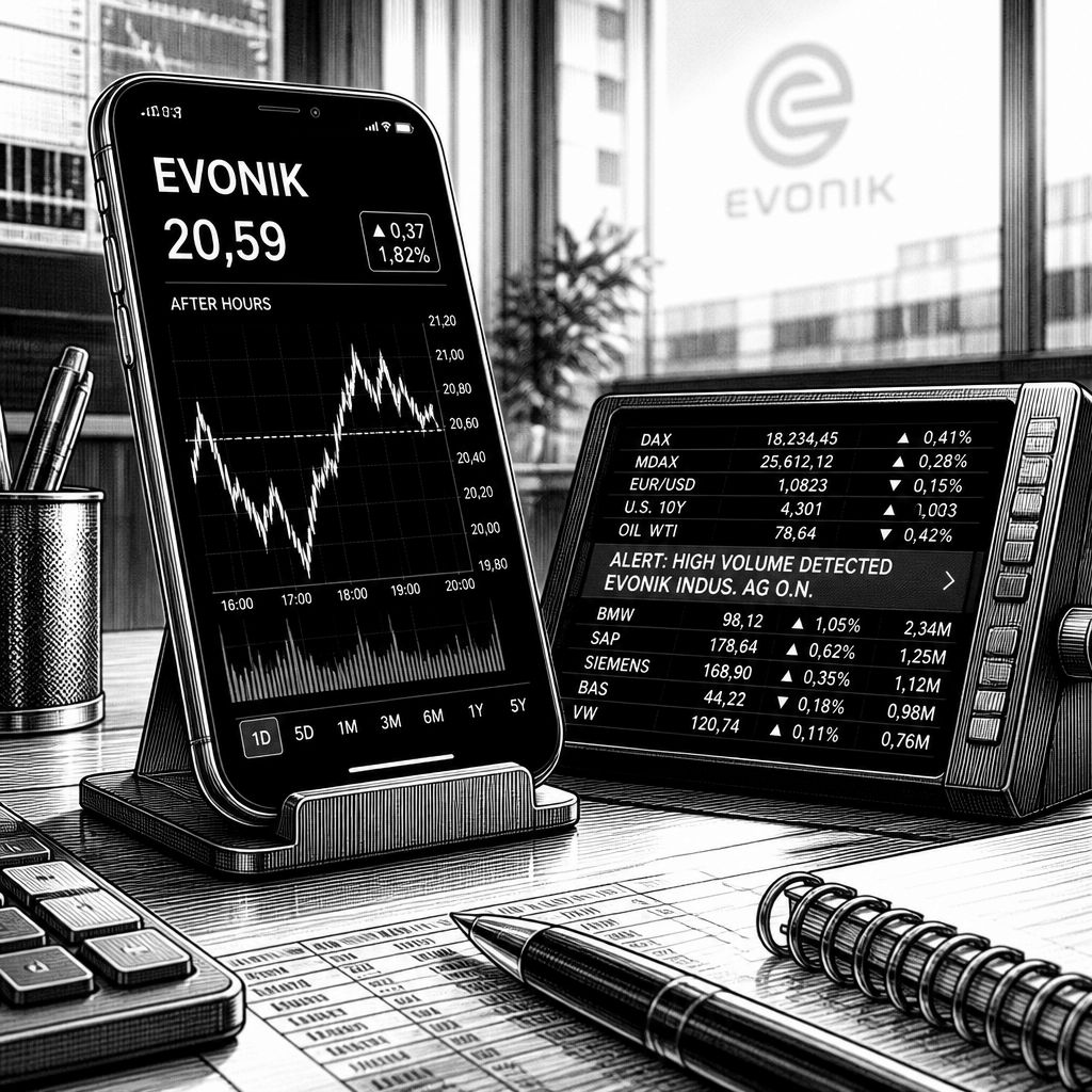 Evonik-Aktie steigt nachbörslich auf 20,59 Euro – BASF-Anfrage im Fokus Evonik-Aktie steigt nachbörslich auf 20,59 Euro – BASF-Anfrage im Fokus