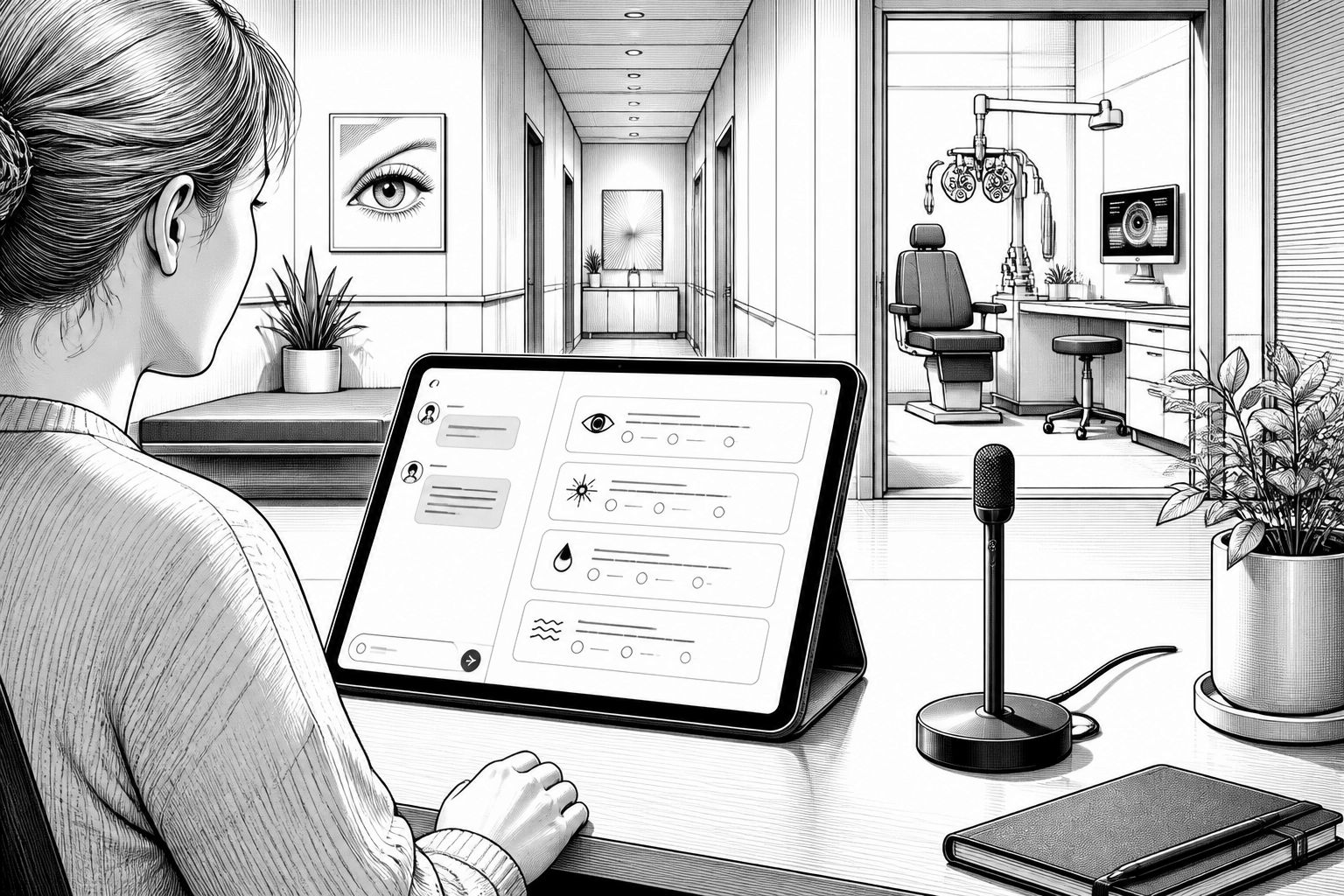 KI-Chatbot der Uniklinik Bonn erfasst Augen-Symptome zwischen Terminen KI-Chatbot der Uniklinik Bonn erfasst Augen-Symptome zwischen Terminen