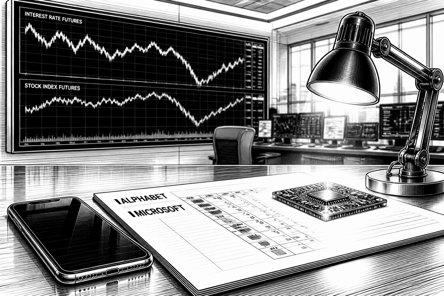 Vor Fed-Zinsentscheidung: Tech-Aktien mit Blick auf NVIDIA, Alphabet und Microsoft Vor Fed-Zinsentscheidung: Tech-Aktien mit Blick auf NVIDIA, Alphabet und Microsoft