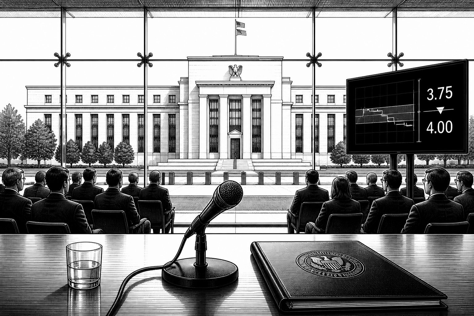 Fed-Klartext: Zinspause bei 3,75–4,00 % – Kommunikationswende bis 2027 Fed-Klartext: Zinspause bei 3,75–4,00 % – Kommunikationswende bis 2027
