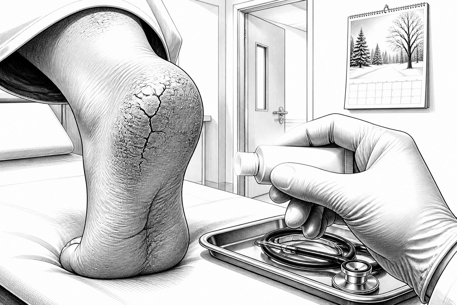 Fersenrisse im Winter: Warum Diabetiker sofort zum Arzt sollten Fersenrisse im Winter: Warum Diabetiker sofort zum Arzt sollten