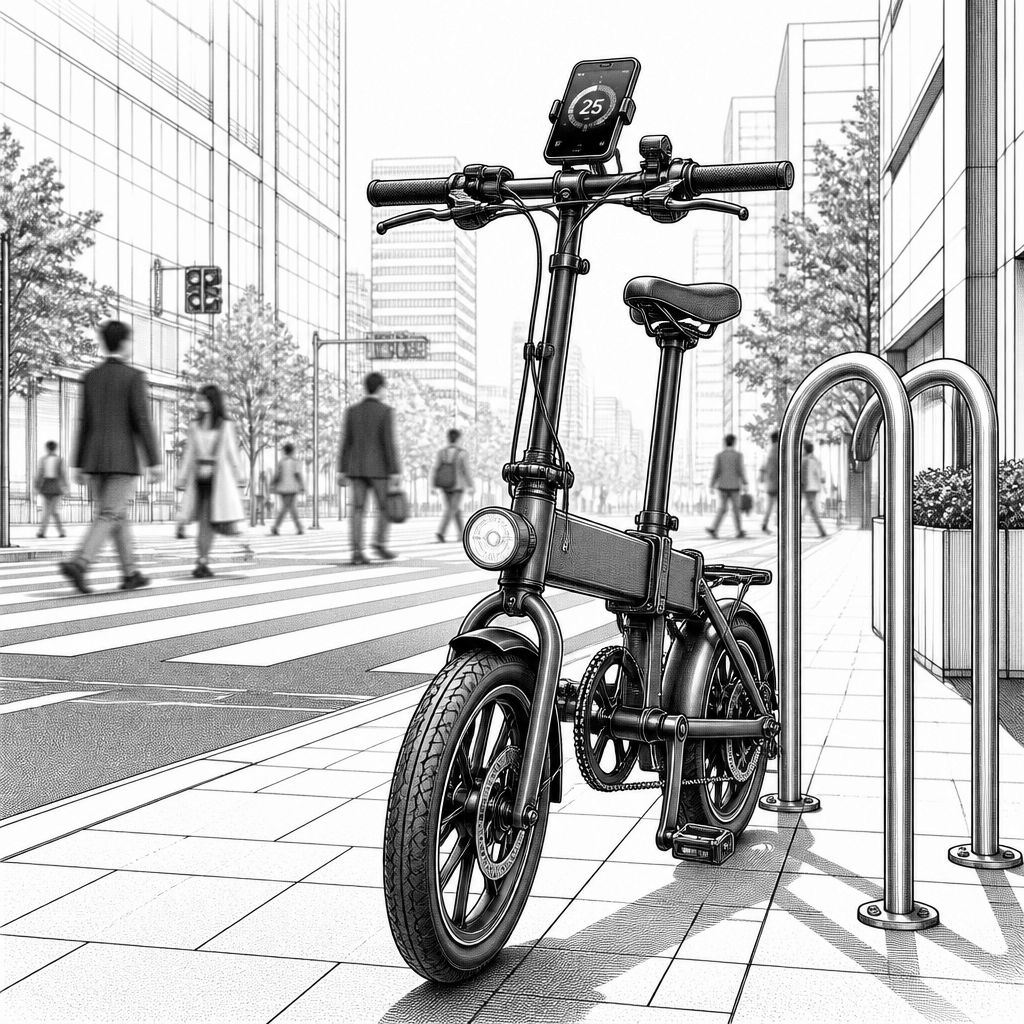 Finbike CityBike Klapprad mit 250-W-Motor: 25 km/h im 14/26-Zoll-Format Finbike CityBike Klapprad mit 250-W-Motor: 25 km/h im 14/26-Zoll-Format