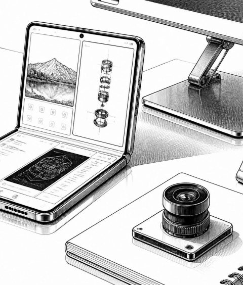 ai-foldable-phone-razr-desk-comparison