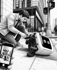 ai-food-delivery-robot-sidewalk