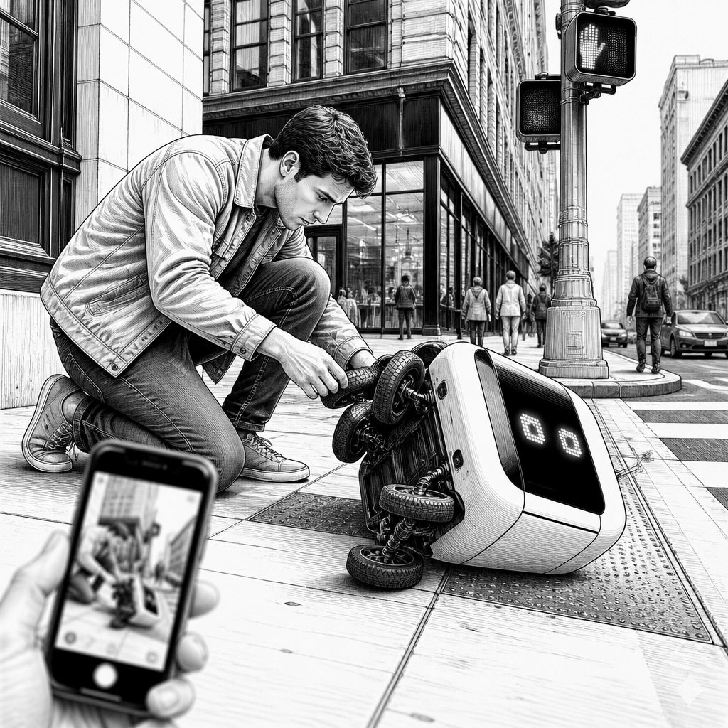 Essensliefer-Roboter in den USA: Vandalismus bremst die Akzeptanz Essensliefer-Roboter in den USA: Vandalismus bremst die Akzeptanz