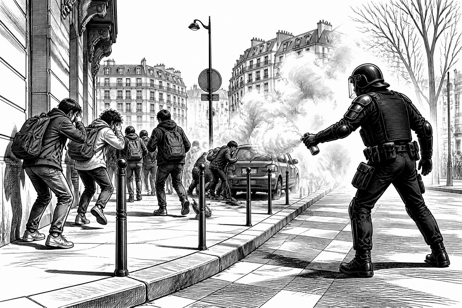 Paris setzt Tränengas gegen Studenten ein: Signal für Kapitalflucht aus Frankreich Paris setzt Tränengas gegen Studenten ein: Signal für Kapitalflucht aus Frankreich